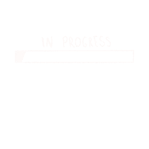 In Progress Work Sticker