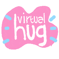 Stayathome Hug Sticker by efmoment