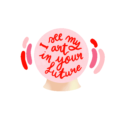 Dbarteugenie giphyupload art pink magic Sticker