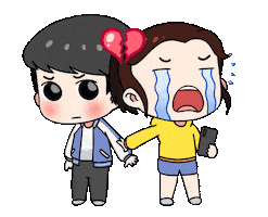 animation couple Sticker