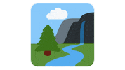 emojivid emoji emojivid places nationalpark Sticker