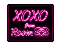 Room22 dance party neon kisses Sticker