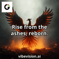 Fire Phoenix GIF by VibeVision