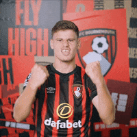 Happy Football GIF by AFC Bournemouth