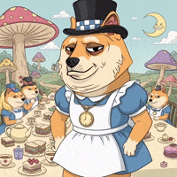 Alice In Wonderland Art GIF by Doge Pound