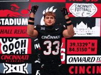 Football GIF by Cincinnati Bearcats