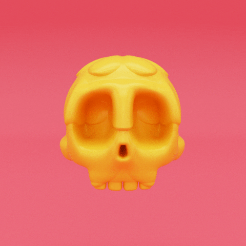 skull GIF by Rafahu