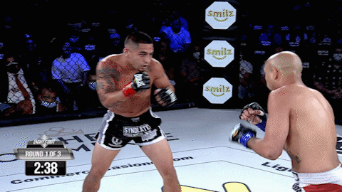 lightsoutxf giphyupload fight mma punch GIF
