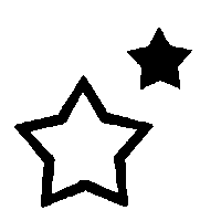 Star Moving Sticker