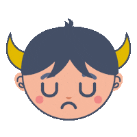 Sad Art Sticker by Oki