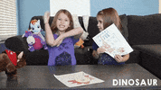 sign language dinosaur GIF by ASL Nook