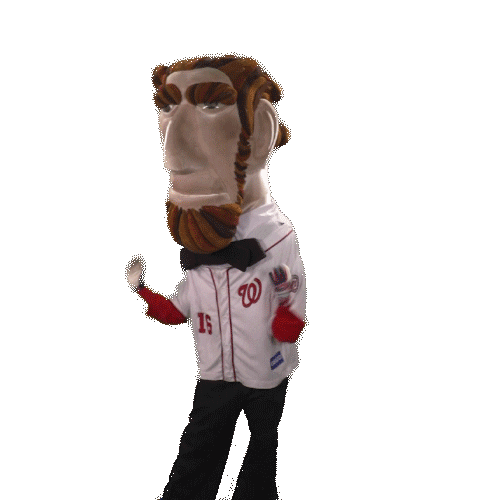 Mascot President Sticker by Washington Nationals