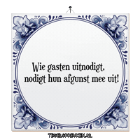 Spreuk Troost Sticker by Tegelspreuken.nl
