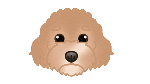 Cute Dog Sticker by zoopeez