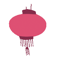 Floating Chinese New Year Sticker