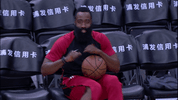 james harden player bench GIF by NBA