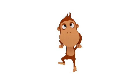 kid monkey Sticker