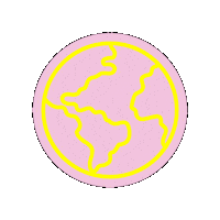 World Earth Sticker by groningenfairfashion
