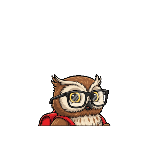 Back To School Owl Sticker by Outlets at Traverse Mountain