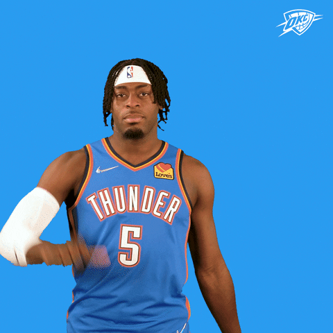 Oklahoma City Thumbs Down GIF by OKC Thunder