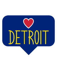 Motor City Love Sticker