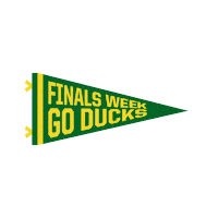 U Of O Go Ducks Sticker by University of Oregon