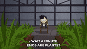 goth emo GIF by South Park 