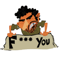 Angry Sticker Sticker by Afternoon films
