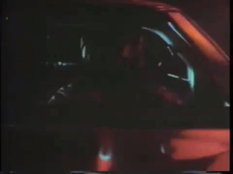 80s driving GIF
