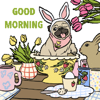 Happy Good Morning Sticker