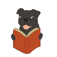 Read Boston Terrier Sticker by huyhasbeen