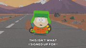 kyle broflovski street GIF by South Park 