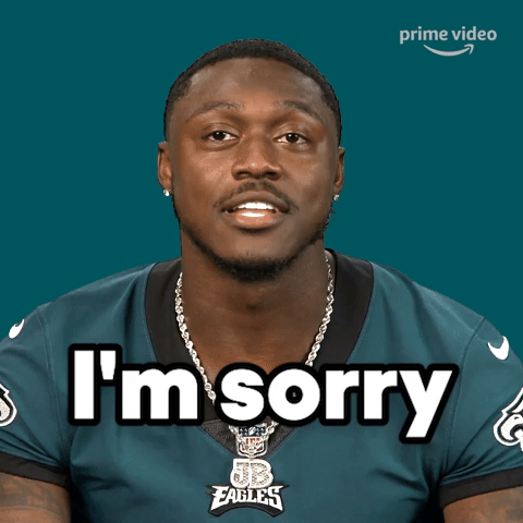 I'm sorry