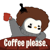 Tired Good Morning Sticker by Pudgy Penguins