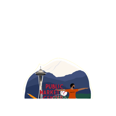 Seattle Sticker by DRIFT Yoga Juice Bar