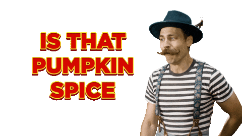 Pumpkin Spice Starbucks Sticker by Sethward