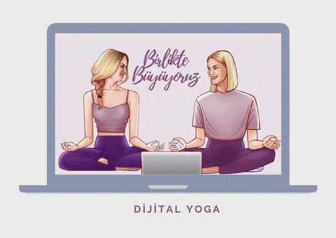 dijitalyoga giphyupload dijital yoga seymacagla GIF