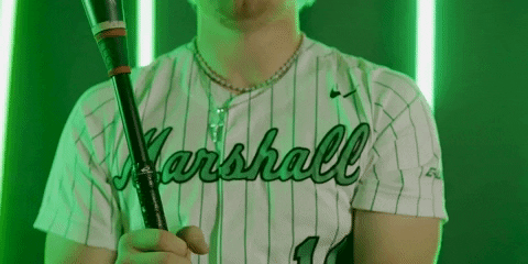Baseball Ball GIF by Marshall University Athletics