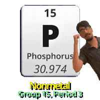 P Phosphorus Sticker