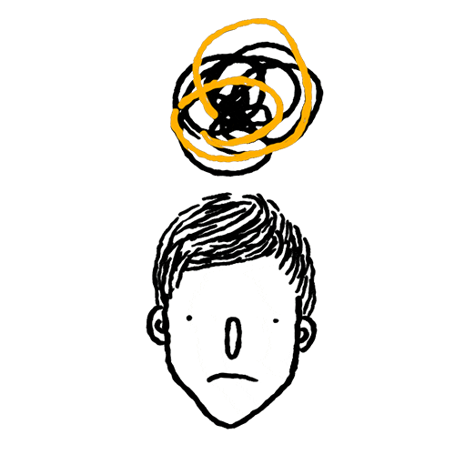 thinking Sticker by 9F Creative