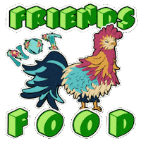 Vegan Chicken Sticker