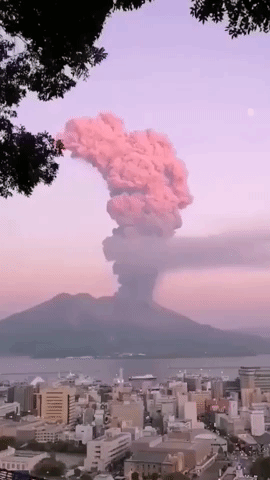 Spectacular Sakurajima Volcano Eruption Produces Enormous Ash Cloud