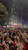 Large Crowds of Lula Supporters Celebrate Election Result in Sao Paulo
