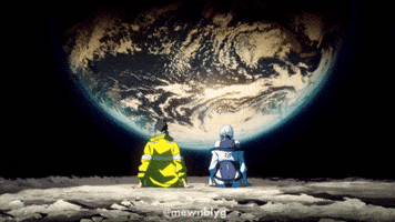 Space Sitting GIF