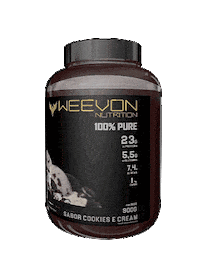 Cookie Protein Sticker by weevon nutrition