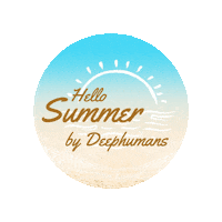Hellosummer Sticker by Deephumans