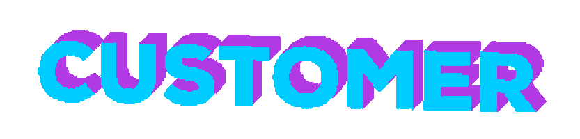 customer Sticker by Cam Smith