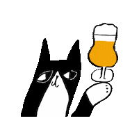 Cloudwaterbrewco cloudwater cloudwater brew co pub cat sadlers Sticker