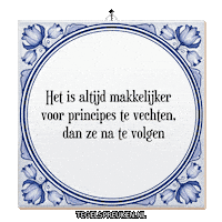 Reflectie Keuze Sticker by Tegelspreuken.nl