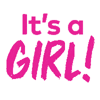 Its A Boy Pink Sticker by TLC